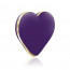 Вибратор-сердечко Rianne S: Heart Vibe Purple, 10 режимов работы, медицинский силикон, подарочная упаковка - [Фото 1]