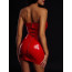 Платье лакированное красное “Соблазнительница Марго” M, молния на всю длину сзади - [Фото 1]