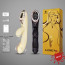 Вакуумный вибратор-кролик с подогревом KisToy A-King Pro Yellow, с LED-экраном - [Фото 3]