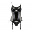 Корсет под кожу ASUNA CORSET black XXL/XXXL Passion - [Фото 2]