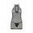 Полупрозрачная сорочка AZALIA CHEMISE black XXL/XXXL Passion - [Фото 3]