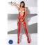 Откровенный бодистокинг с глубоким декольте Passion BS075 red - [Фото 1]