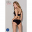 Трусики с широкой резинкой и кружевом Passion PS001 PANTIES black, size L - [Фото 5]