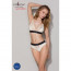 Трусики с широкой резинкой и кружевом Passion PS001 PANTIES ecru, size XL - [Фото 2]