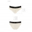 Трусики с широкой резинкой и кружевом Passion PS001 PANTIES ecru, size XL - [Фото 3]