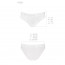 Трусики с широкой резинкой и кружевом Passion PS001 PANTIES white, size S - [Фото 3]