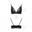 Эластичный топ с кружевом Passion PS001 TOP black, size M - [Фото 4]