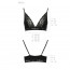 Эластичный топ с кружевом Passion PS001 TOP black, size XL - [Фото 4]