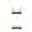 Эластичный топ с кружевом Passion PS001 TOP ecru, size M - [Фото 3]