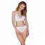 Эластичный топ с кружевом Passion PS001 TOP white, size L - [Фото 1]