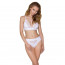 Эластичный топ с кружевом Passion PS001 TOP white, size XL - [Фото 1]