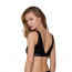 Топ с прозрачной вставкой Passion PS002 TOP black, size M - [Фото 1]