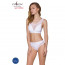 Топ с прозрачной вставкой Passion PS002 TOP white, size L - [Фото 1]