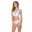 Топ с прозрачной вставкой Passion PS002 TOP white, size M - [Фото 1]