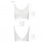 Топ с прозрачной вставкой Passion PS002 TOP white, size S - [Фото 3]