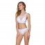 Топ с прозрачной вставкой Passion PS002 TOP white, size XL - [Фото 1]