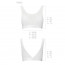 Топ с прозрачной вставкой Passion PS002 TOP white, size XL - [Фото 3]