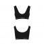Спортивный топ с широкой резинкой Passion PS004 TOP black, size L - [Фото 3]