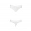 Трусики-бразилиана из хлопка Passion PS005 PANTIES white, size S - [Фото 3]
