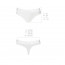 Трусики-бразилиана из хлопка Passion PS005 PANTIES white, size S - [Фото 4]