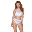 Трусики с прозрачной вставкой Passion PS006 PANTIES white, size L - [Фото 1]