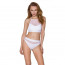 Трусики с прозрачной вставкой Passion PS006 PANTIES white, size M - [Фото 1]