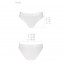 Трусики с прозрачной вставкой Passion PS006 PANTIES white, size S - [Фото 3]