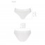 Трусики с прозрачной вставкой Passion PS006 PANTIES white, size XL - [Фото 3]