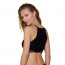 Спортивный топ с прозрачной вставкой Passion PS006 TOP black, size L - [Фото 1]