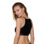Спортивный топ с прозрачной вставкой Passion PS006 TOP black, size M - [Фото 1]