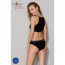 Спортивный топ с прозрачной вставкой Passion PS006 TOP black, size M - [Фото 5]