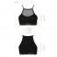 Спортивный топ с прозрачной вставкой Passion PS006 TOP black, size S - [Фото 4]