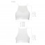 Спортивный топ с прозрачной вставкой Passion PS006 TOP white, size XL - [Фото 3]