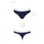 Спортивные трусики-стринги Passion PS007 PANTIES navy blue, size L - [Фото 4]