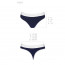 Спортивные трусики-стринги Passion PS007 PANTIES navy blue, size S - [Фото 4]