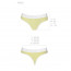 Спортивные трусики-стринги Passion PS007 PANTIES yellow, size M - [Фото 3]