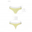 Спортивные трусики-стринги Passion PS007 PANTIES yellow, size XL - [Фото 3]