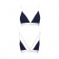 Спортивный топ с двойными бретелями Passion PS007 TOP navy blue, size L - [Фото 3]