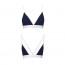 Спортивный топ с двойными бретелями Passion PS007 TOP navy blue, size S - [Фото 3]