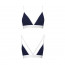 Спортивный топ с двойными бретелями Passion PS007 TOP navy blue, size XL - [Фото 3]