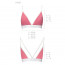Спортивный топ с двойными бретелями Passion PS007 TOP pink, size S - [Фото 3]