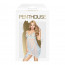 Бэби-долл с ажурным браллетом и ассиметричным подолом Penthouse - Naughty Doll Blue M/L - [Фото 1]