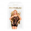 Мини-платье сетка Penthouse - Above & Beyond Black S-L - [Фото 2]