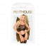 Бодистокинг с топом и чулками на подвязках Penthouse - Sex Dealer Black S/L - [Фото 2]