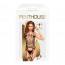 Бодистокинг с фрактальным узором и имитацией чулок Penthouse - Fatal Look Black S/L - [Фото 2]