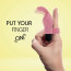 Вибратор на палец FeelzToys Magic Finger Vibrator Pink - [Фото 2]