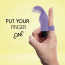 Вибратор на палец FeelzToys Magic Finger Vibrator Purple - [Фото 2]