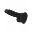 Реалистичный фаллоимитатор Strap-On-Me SOFT REALISTIC DILDO Black - Size M - [Фото 1]