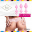 Набор силиконовых анальных пробок FeelzToys - Bibi Butt Plug Set 3 pcs Pink - [Фото 3]