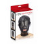 Капюшон для БДСМ со съемной маской Fetish Tentation BDSM hood in leatherette with removable mask - [Фото 2]